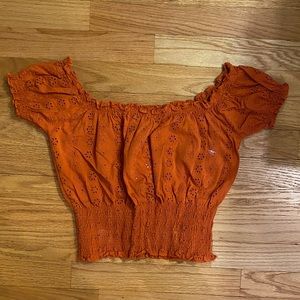 Off The Shoulder Crop Top